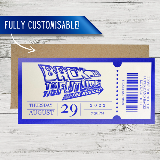 ANY Show Ticket | Musical Theatre Ticket | West End | Back To The Future