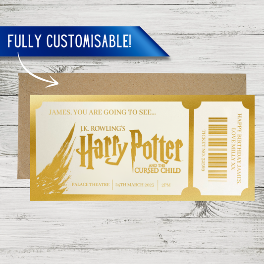 Theatre Show | Harry Potter | Surprise Ticket Reveal | The Cursed Child