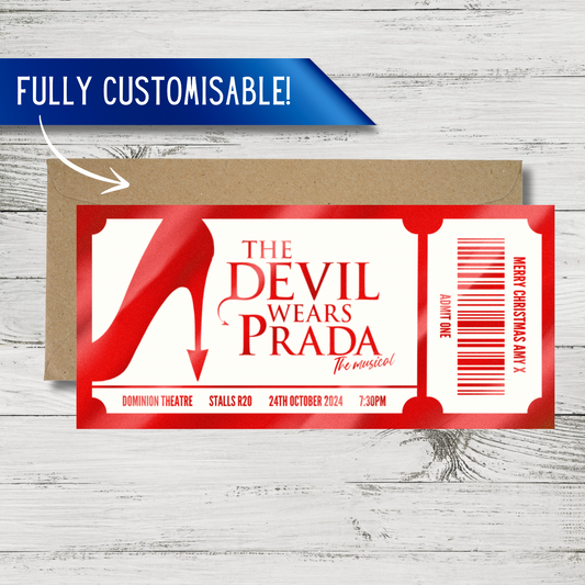 Any Show Ticket | Devil Wears Prada | West End Theatre Ticket | Musical | Surprise Fake Ticket